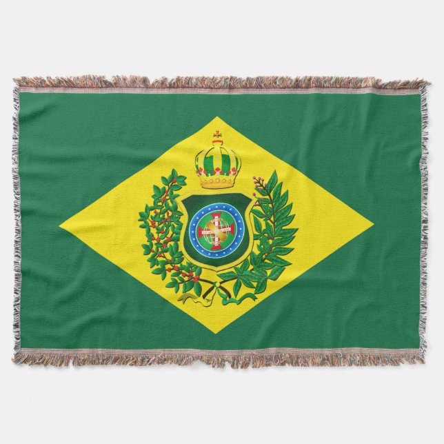 Tejida Manta Bandeira Imperial do Brasil (Anverso)