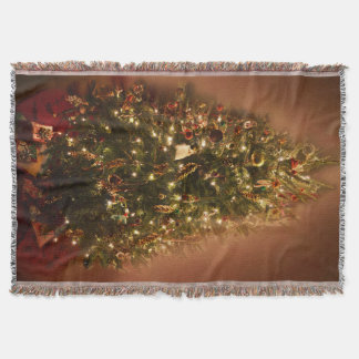 Tejida Manta del tiro del árbol de navidad