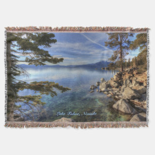 Tejida Manta del tiro del lago Tahoe
