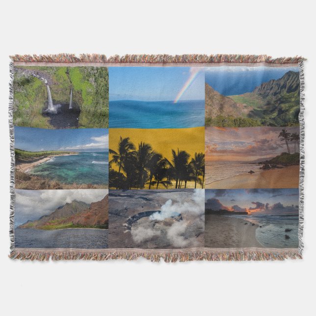 Tejida Manta hawaiana del tiro (Anverso)