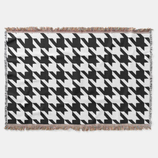 Tejida Manta intrépida del tiro del modelo de Houndstooth