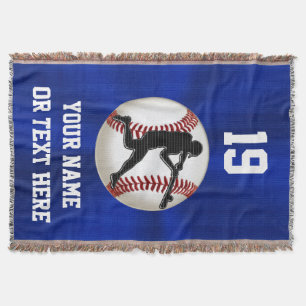 Tejida Manta personalizada del tiro del béisbol para los
