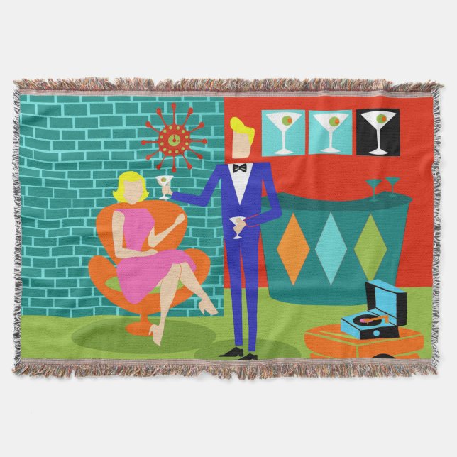 Tejida Manta retra del tiro de los pares de Martini (Anverso)