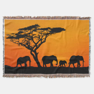 Tejida manta sabana africana, African savanna blanket
