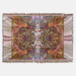 Tejida Manta sagrada de la geometría de la yoga de