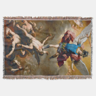 Tejida St Michael el Archangel 13B Lanzar una manta