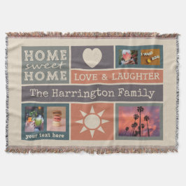 Tejida SU manta de encargo del tiro de la plantilla del