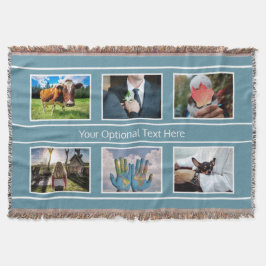 Tejida SUS 6 FOTOS Y TEXTO arrojan manta