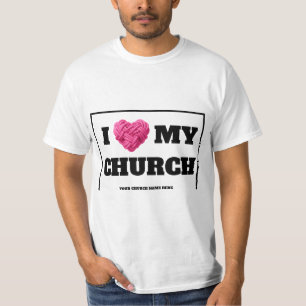 Tejido con Amor Camiseta Personalizada para Iglesi