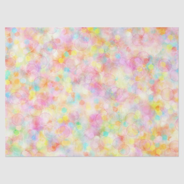 Tejido de burbujas o papel de descomposición (Anverso)