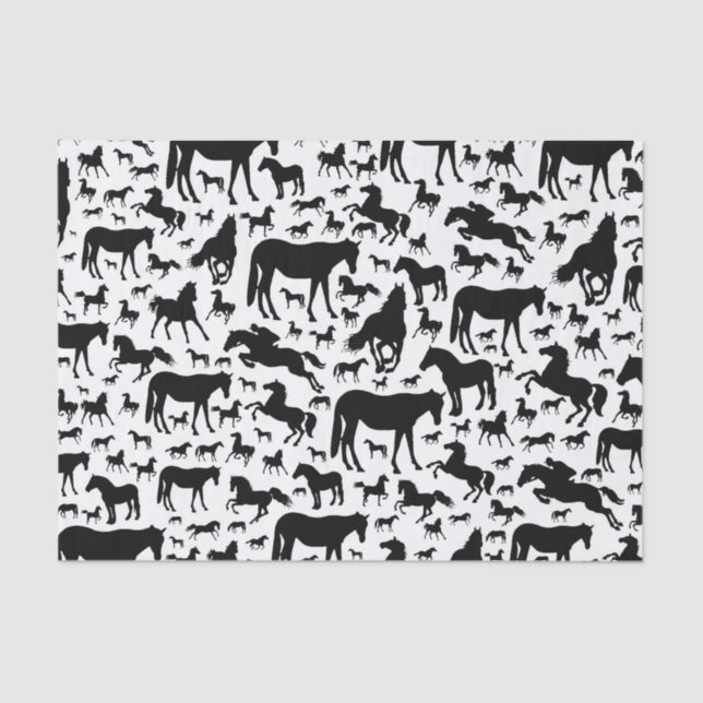 Tejido de caballos o papel de descomposición (Anverso)