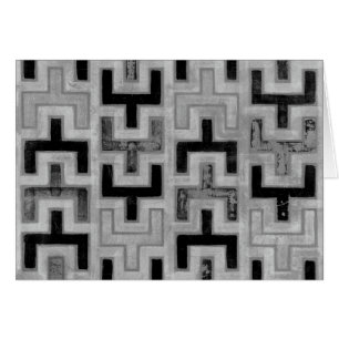 Tejido de paño negro africano con patrones geométr