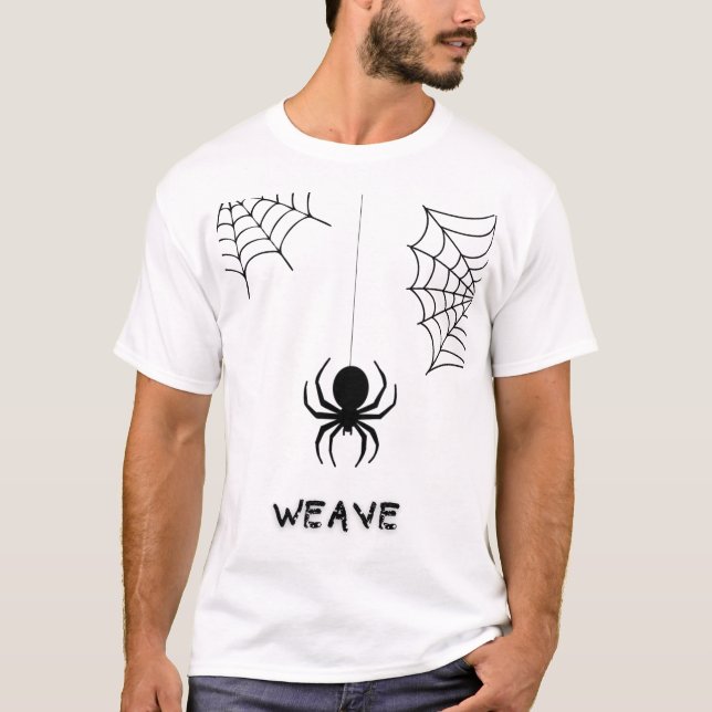 Tejido del diseño de camiseta araña (Anverso)