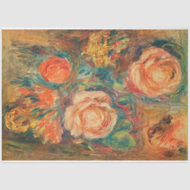 Tejido floral o papel de descomposición (Anverso)