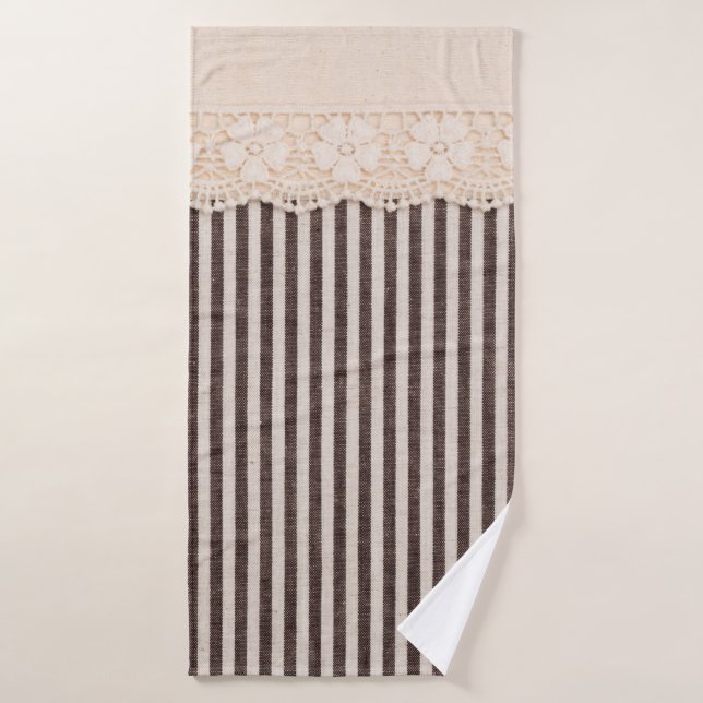 Tejido textil y encaje para fondo (Toalla de baño)