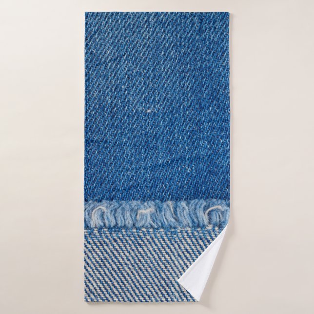 Tejidos Blue Jeans Fondo, textura de denim (Toalla de baño)