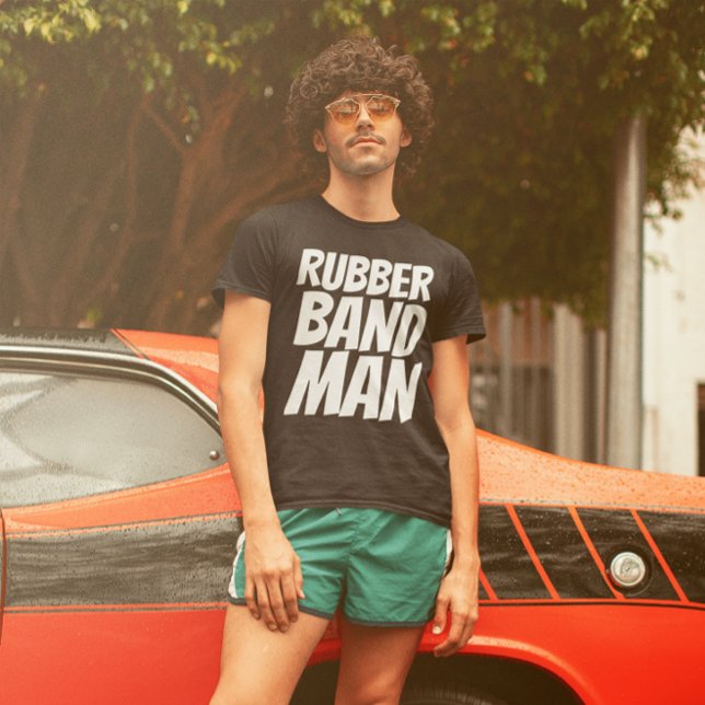 Tejidos de camisetas de hombres de RUBBERBAND de l (Subido por el creador)