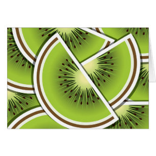 Tejidos de fruta kiwi funky