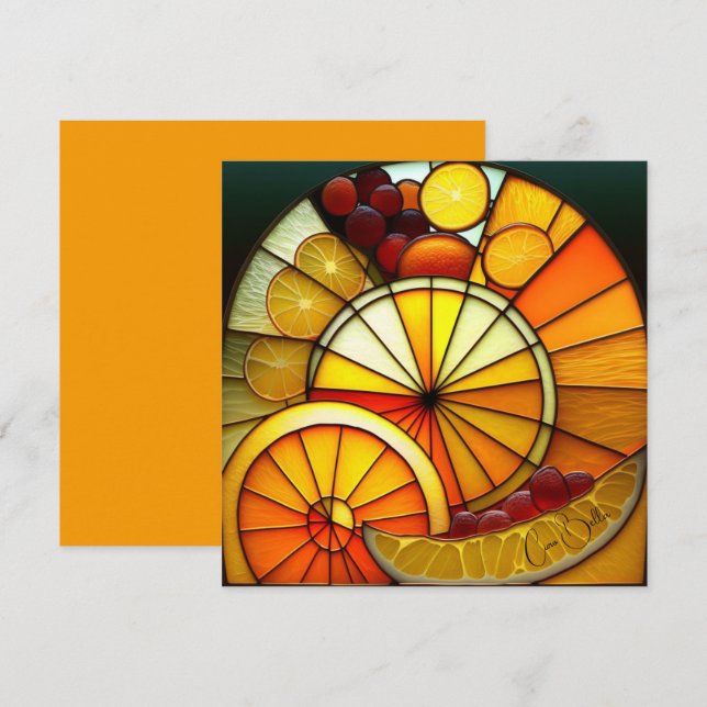 Tejidos de Naranja de vidrio templado (Anverso / Reverso)