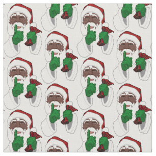 Tejidos de Navidades de Santa Tela Negra de África