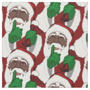 Tejidos de Navidades de Santa Tela Negra de África