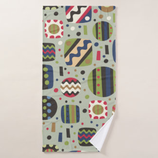 tejidos de patrón de color abstracto, decorados in