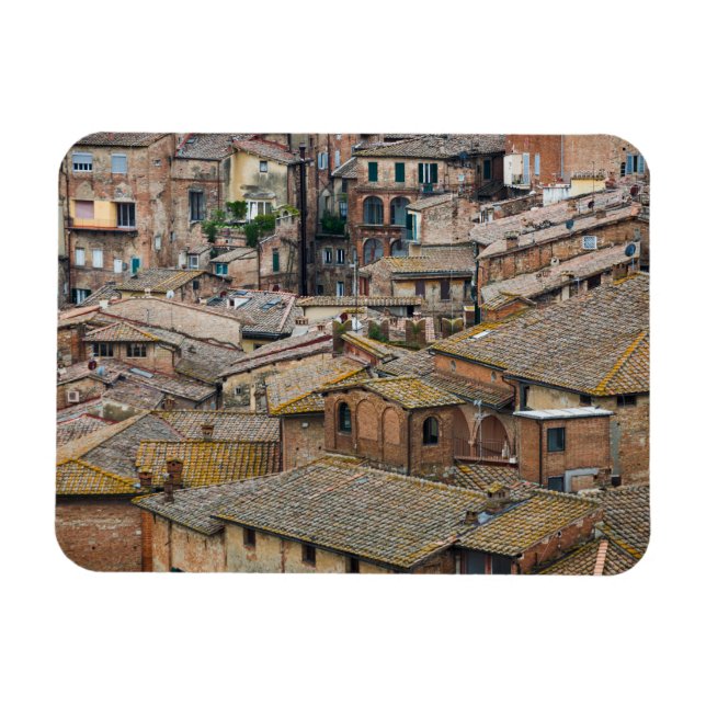Tejidos en el imán fotográfico rectangular de Sien (Horizontal)