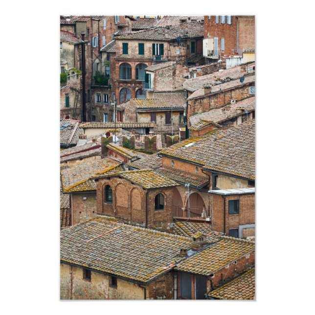 Tejidos en Siena con fotografía vertical (Frente)