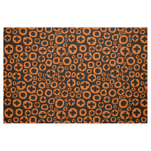 Tela 050215 - Naranja en negro