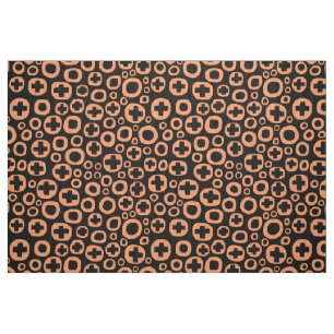Tela 050215 - Peach on Black