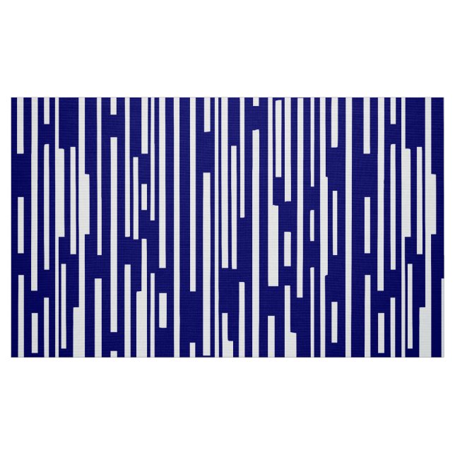 Tela 100216 - Marina Profunda y Blanco ("Cuarto gordo" (fat quarter))