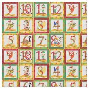 Tela 12 días de Navidades