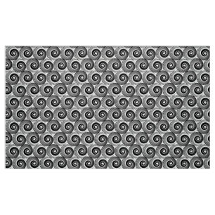 Tela 140216 espirales - negro en blanco