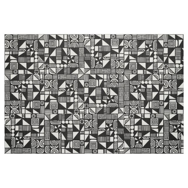 Tela 150215v2 - Negro ("Cuarto gordo" (fat quarter))