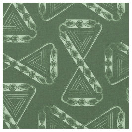 Tela 1880 fue hace mucho tiempo, verde esmeralda