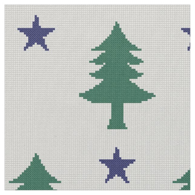 Tela 1901 Magnífico Faux Cross Stitch (De cerca)