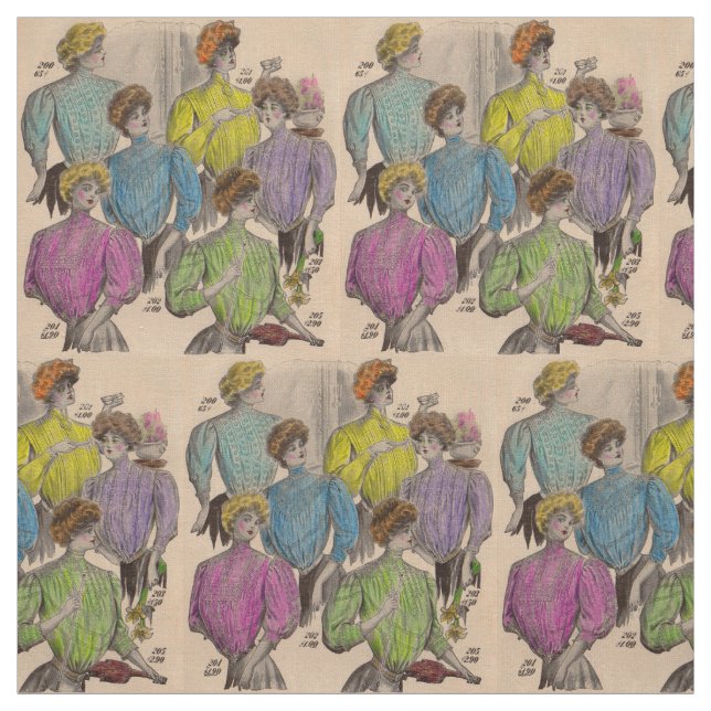 Tela 1908 blusas de dama Gimbels cinturas núm. 1 (Retal)