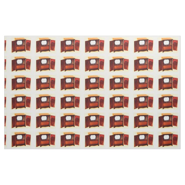 Tela 1 de la televisión de 1950 ("Cuarto gordo" (fat quarter))