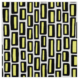Tela 200515 - Negro y Amarillo sobre Blanco