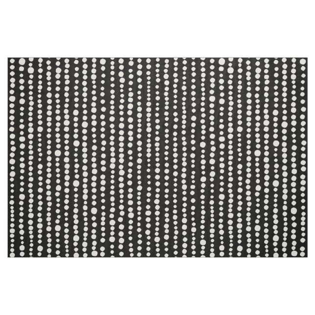 Tela 230216 - Blanco sobre negro ("Cuarto gordo" (fat quarter))