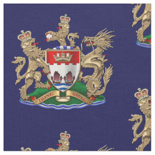 Tela [300] Hong Kong - escudo de armas 1959-1997