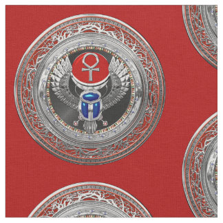 Tela [300] Scarab y Ankh de aleta sagrada egipcia de pl
