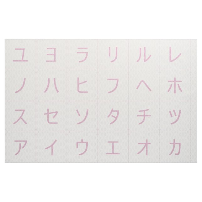 Tela 3.75" Bloques de bebés Katakana enfrentan el tatew ("Cuarto gordo" (fat quarter))