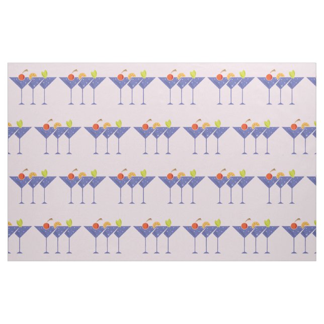 Tela 3 Martini Cocktails Thunder_Cove ("Cuarto gordo" (fat quarter))
