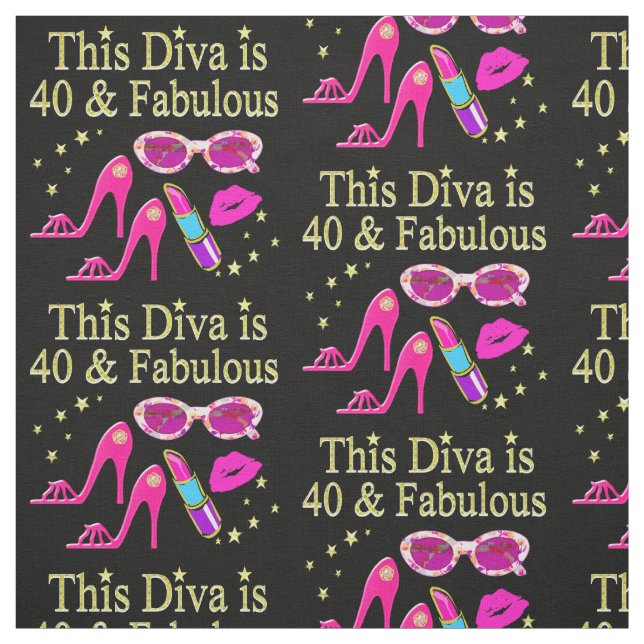 TELA 40 AÑOS DE EDAD Y UNA FABULOSA DIVA (Retal)