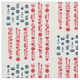 Tela 4.º picnic de la bandera estadounidense