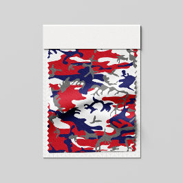 Tela 4 de julio, Día de la Independencia, Gris Camuflaj