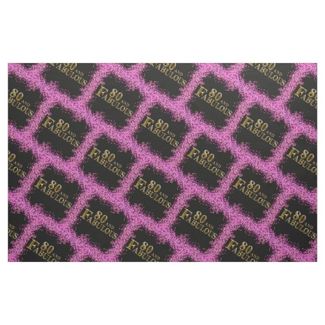 Tela 80 y fabuloso  ("Cuarto gordo" (fat quarter))