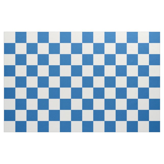 Tela A cuadros azul ("Cuarto gordo" (fat quarter))