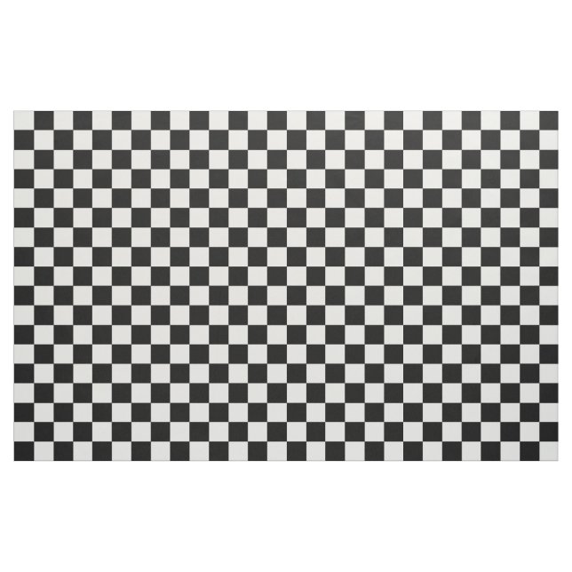 Tela a cuadros blanco y negro ("Cuarto gordo" (fat quarter))